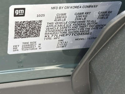 2026 Chevrolet Trax LT