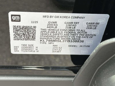 2026 Chevrolet Trailblazer LT