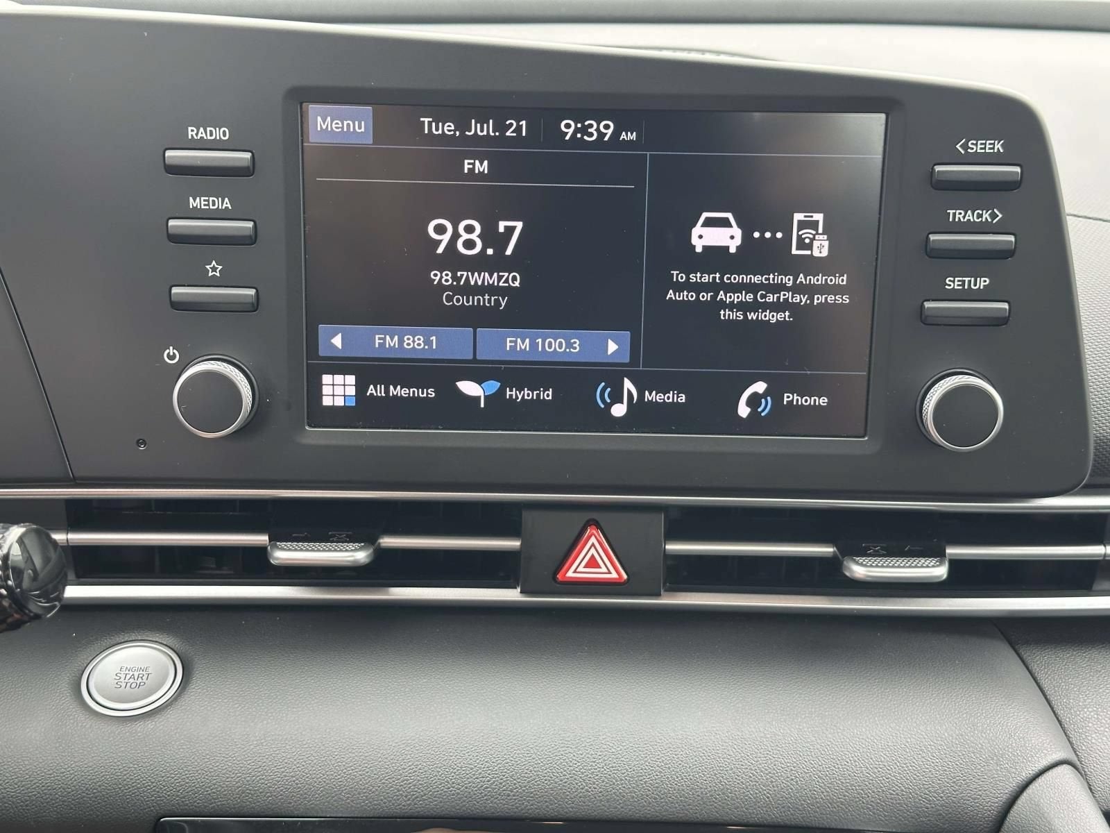 2026 Hyundai Elantra Hybrid Blue