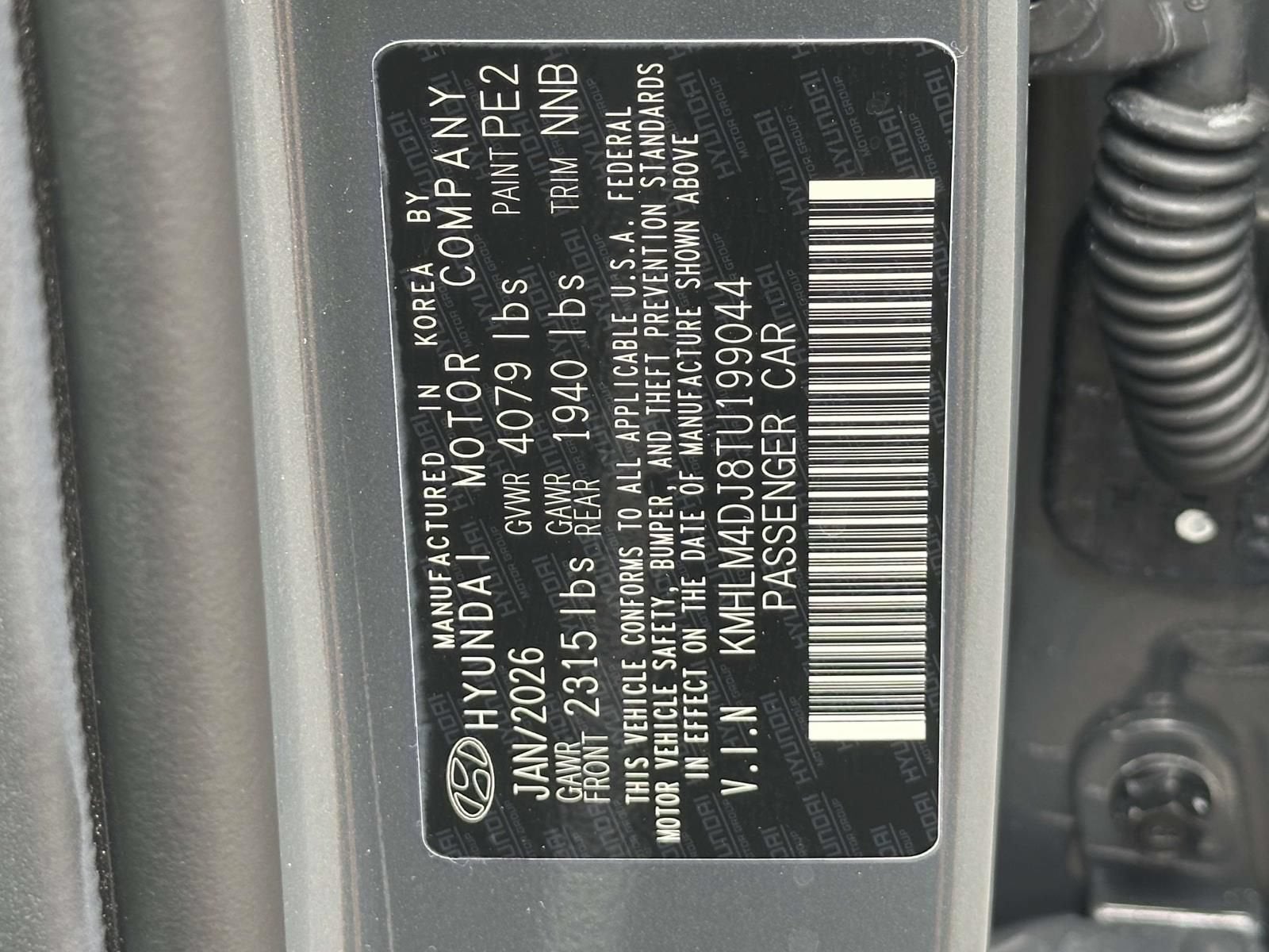 2026 Hyundai Elantra Hybrid Blue
