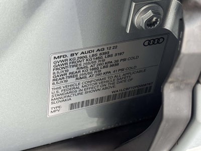 2023 Audi Q7 Premium Plus 45 TFSI quattro Tiptronic