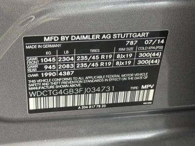 2015 Mercedes-Benz GLA 250 4MATIC®