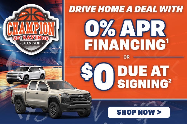 Champion of Savings Sales Event